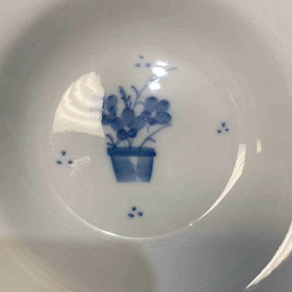 STEELE HAND PAINTED PORCELAIN DE CHINE SOUP BOWL